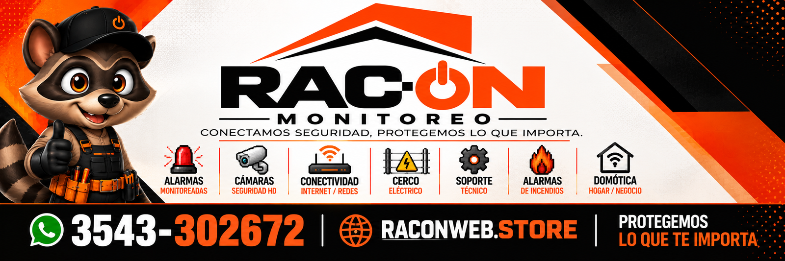 RAC-ON Monitoreo, conectamos seguridad y protegemos lo que importa